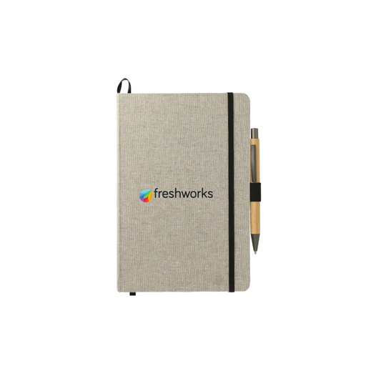 5.5" x 8.5" Recycled Cotton Bound Journal Set